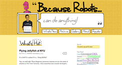 Desktop Screenshot of becauserobots.org